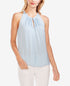 Vince Camuto Gathered Neck Keyhole Top